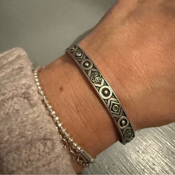 Alex & Ani Strength Motivation Knowledge Cuff Bracelet - Picture 2 of 10